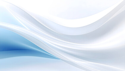 Elegant Minimalist Digital Background with Smooth Lines Waving Gracefully Across the White Canvas Providing Ample Space for Text Placement