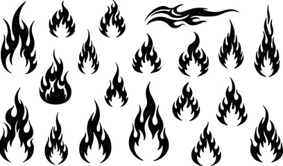 Naklejka premium Fire flame icon. Brush grunge illustration. Crayon vector paint logo. Graphic background. Spray fire symbol. Doodle y2k flame. Hot crayon texture grafitti. Heat shape, abstract stroke