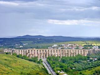 ROMAN AQUEDUCT IN ELVAS, PORTUGAL