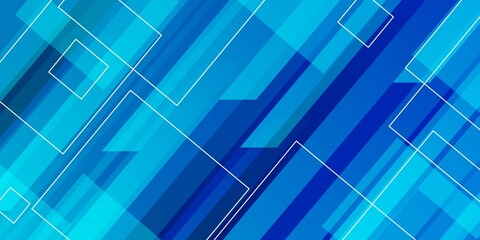 Futuristic blue tech design with abstract light patterns creates a digital 3D illustration concept