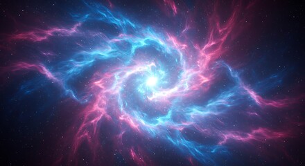 Glossy Liquid Nebula Flow
An abstract background of a glossy liquid nebula swirling in space, with viscous gas patterns in blue and pink and fluid dynamics details, perfect for sci-fi and artistic use