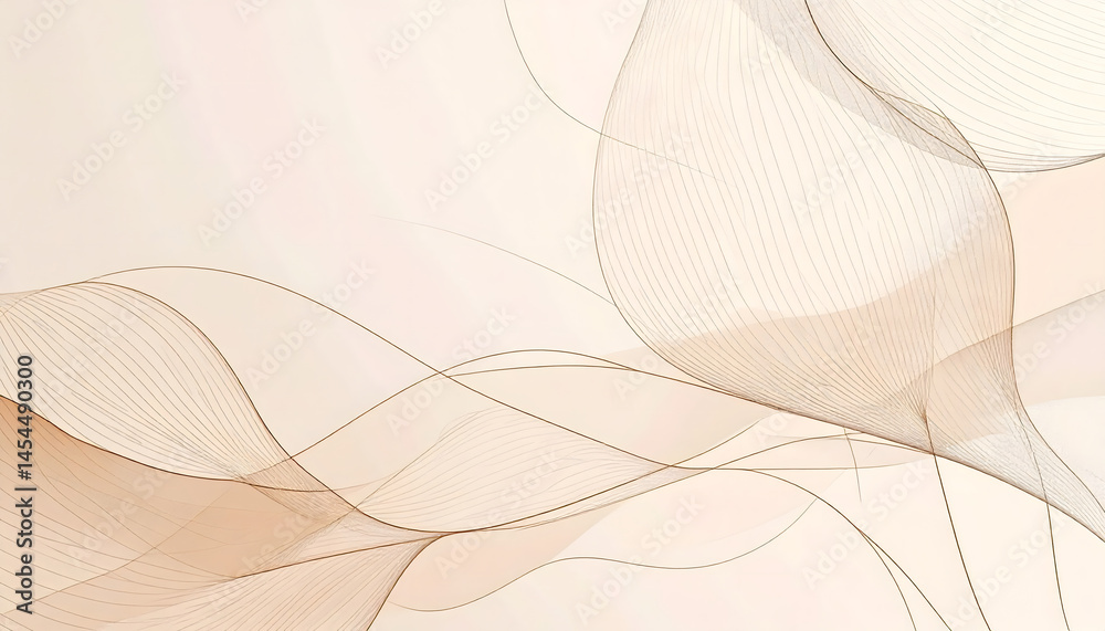 Poster minimalist abstract line art composition a delicate dance of light and shadow with muted colors and 