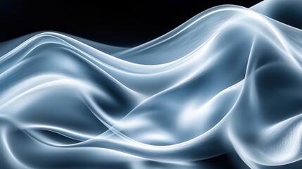 Fototapeta premium Abstract flowing fabric