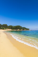 Praia da Mourisca, Bueu - Beluso near Bueu, Province of Pontevedra, Galicia, Spain