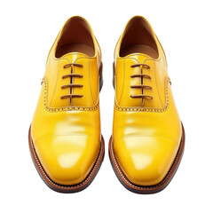 Pair of Dress Shoes on Transparent Background