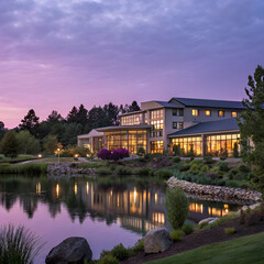 Obraz premium house on the water
