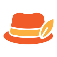 Oktoberfest Parade Vector Glyph Two Colors Icon Design