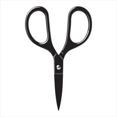 Scissors black icon white background