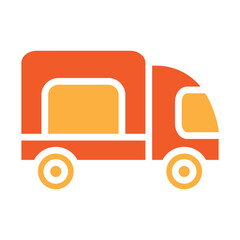 Fototapeta premium Taco Truck Vector Glyph Two Colors Icon Design
