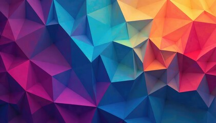 Obraz premium Geometric shapes forming a continuous, vibrant backdrop, shade, seamless