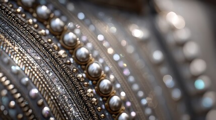 Fototapeta premium Mariachi music spikes adorned with intricate designs and shimmering details