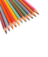Sharpened Color Pencils in Rainbow Order PNG Clipart


