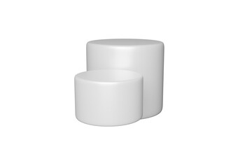 PNG, white podium, product stage, 3D