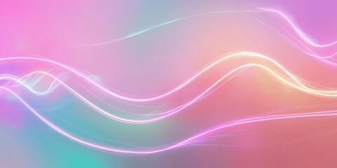 Obraz premium Abstract Wavy Gradient with Pink and Teal Colors Background for Banners and Wallpapers