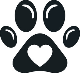 cat paw print vector illustrations