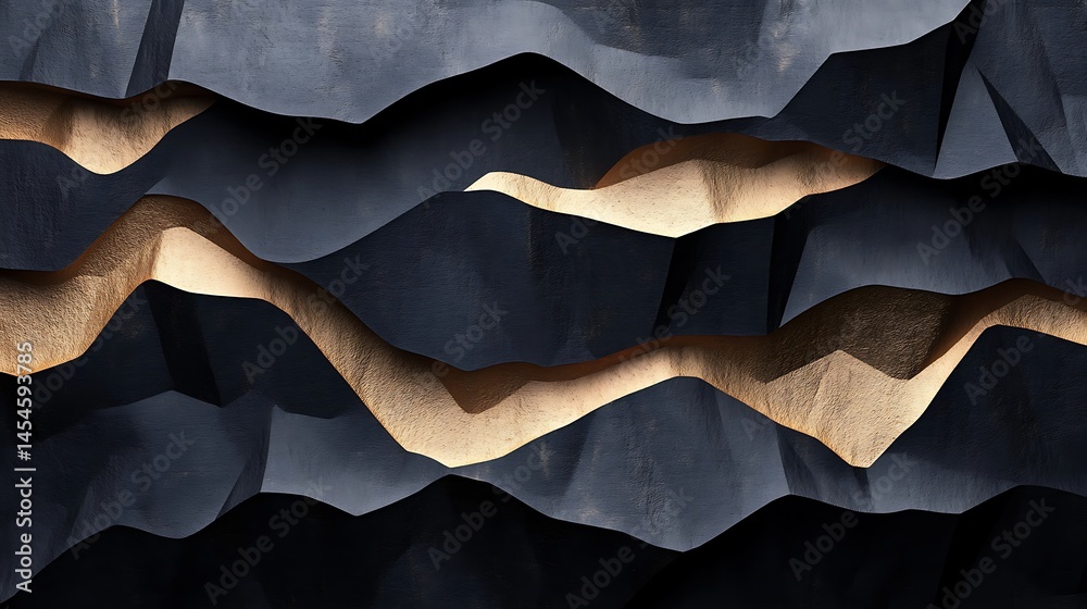 Aufkleber abstract textured layers of dark and light materials creating a dynamic visual effect in design