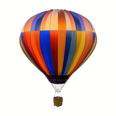 Fototapeta premium Colorful Hot Air Balloon Soaring in the Sky