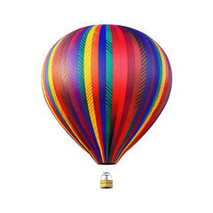 Fototapeta premium Colorful Hot Air Balloon Soaring Through the Sky