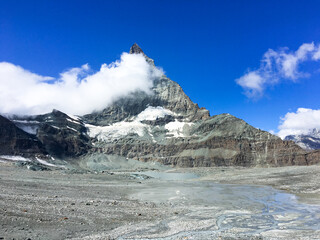 Image of the famous mountain called Matterhorn or Cervino