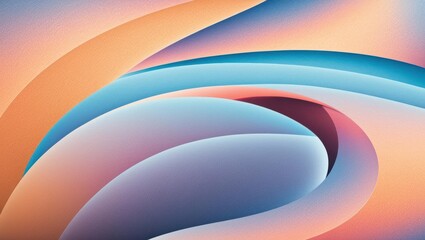 Colorful Abstract Background Featuring Soft Curves And Grainy Texture, Creating A Dynamic And Artistic Visual Experience.	
