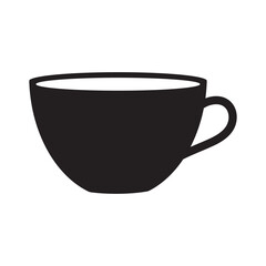 Coffee cup icon vector. cup a coffee icon vector. Hot drink round icon. Cup icon. Coffee cup silhouette icon and tea cup logo.  cofee cup vector.  Coffee mug icon.