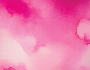 Pink watercolour hand painted blurred spot. Artistic background
