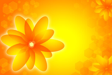 orange flower background