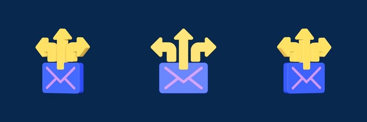 email marketing 3D icon
