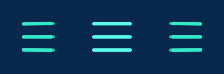 Obraz premium menu interface essential 3D icon