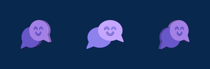 positive feedback 3D icon
