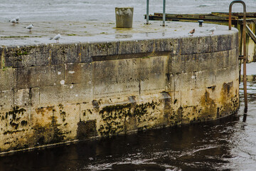Ireland And Irish Countryside - The Shannon River Weir Athlone is a significant structure on the...