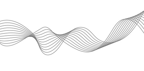 Abstract white background with a glowing abstract waves. Abstract wave element for design. Digital frequency track equalizer, Futuristic background design. Long exposure, Light painting photography.