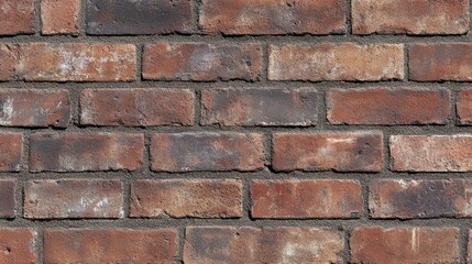Obraz premium Weathered Old Brick Wall with Vintage Charm
