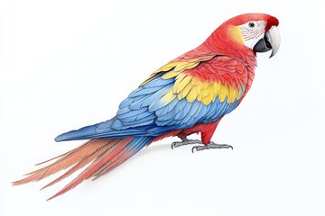 Obraz premium Scarlet Macaw