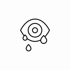 eye drop icon sign vector