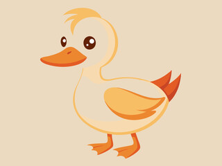 Adorable Cartoon Duckling Illustration for Kids