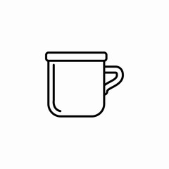 mug cup icon sign vector