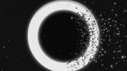 Cosmic Eclipse: Dance of Shadows and Light