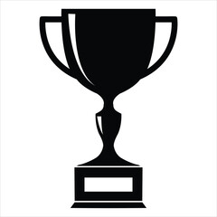 trophy cup vector