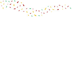 Fototapeta premium Confetti Shape Scattered Vector