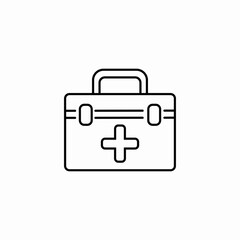 first aid icon sign vector