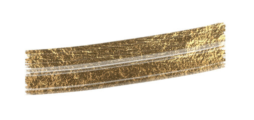 Golden brushstroke creating a luxury design. Smudge and splatter texture with yellow, black, and
