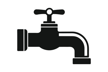 Faucet icon vector illustration on white background