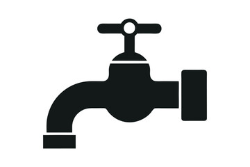 Faucet icon vector illustration on white background