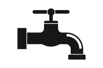 Faucet icon vector illustration on white background