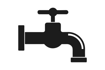 Faucet icon vector illustration on white background