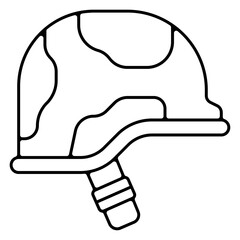 Icones pictogramme symbole casque militaire