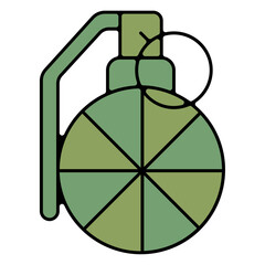 Icones pictogramme symbole grenade