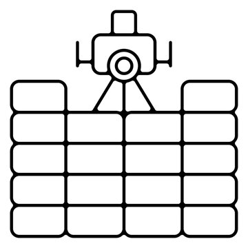 Icones pictogramme symbole defense mitrailleuse