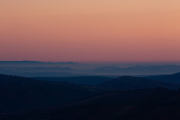 Silueta de paisaje